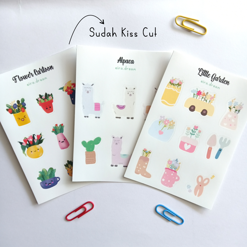 

Eira Sticker Sheet A7 (PART 14) Sudah Kiss Cut Vinyl Anti Air Stiker Perlembar Lucu Cute Cantik Aesthetic Waterproof