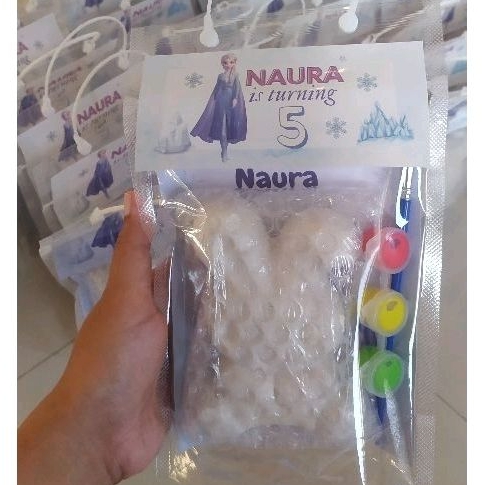 

Mainan edukasi melukis patung gypsum seri kelinci