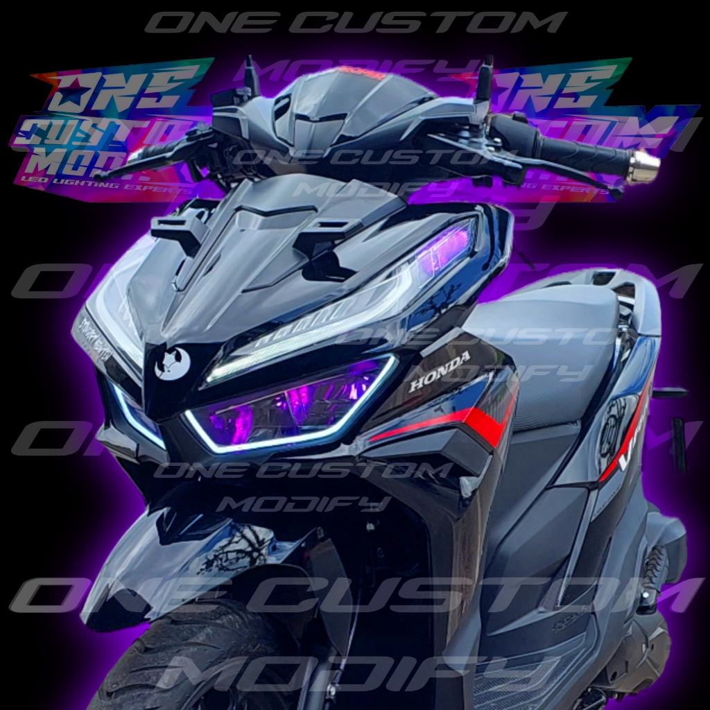 RK LAMPU ALIS DRL NEW VARIO 125 2022 2023 2024 BONUS LED DEMON EYES VARIASI MOTOR ONE CUSTOM MODIFY