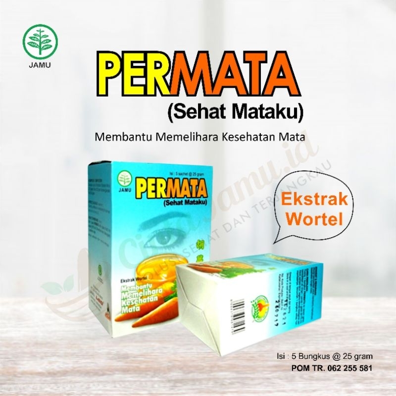 

jamu seduh permata sehat mataku ekstrak wortel 1 box isi 5 sachet 25gr