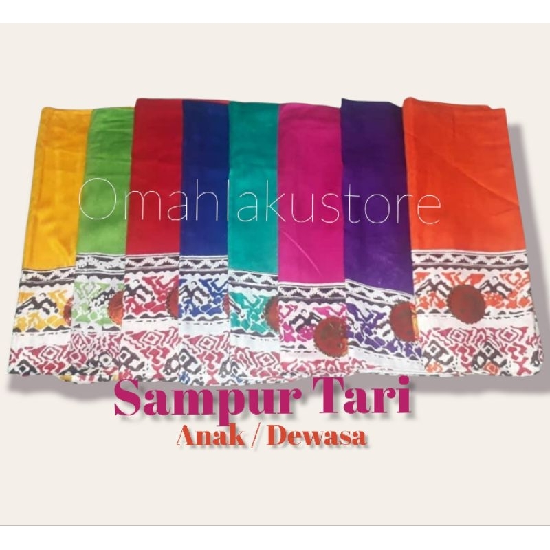 Sampur Batik / Sampur Selendang Tari / Selendang Tari Batik
