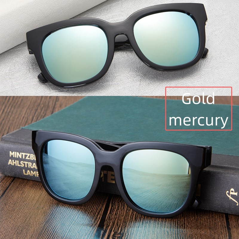 Kacamata Kotak Hitam Korean Fashion Sunglassess Wanita/Pria - Fashion Square Frame Kacamata Hitam