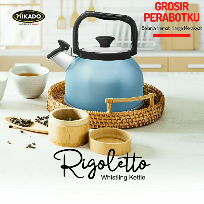 MASPION Teko Ceret Air Bunyi Rigoletto Whistling Kettle Rigoleto 2.5L 3L 3.5L 5L