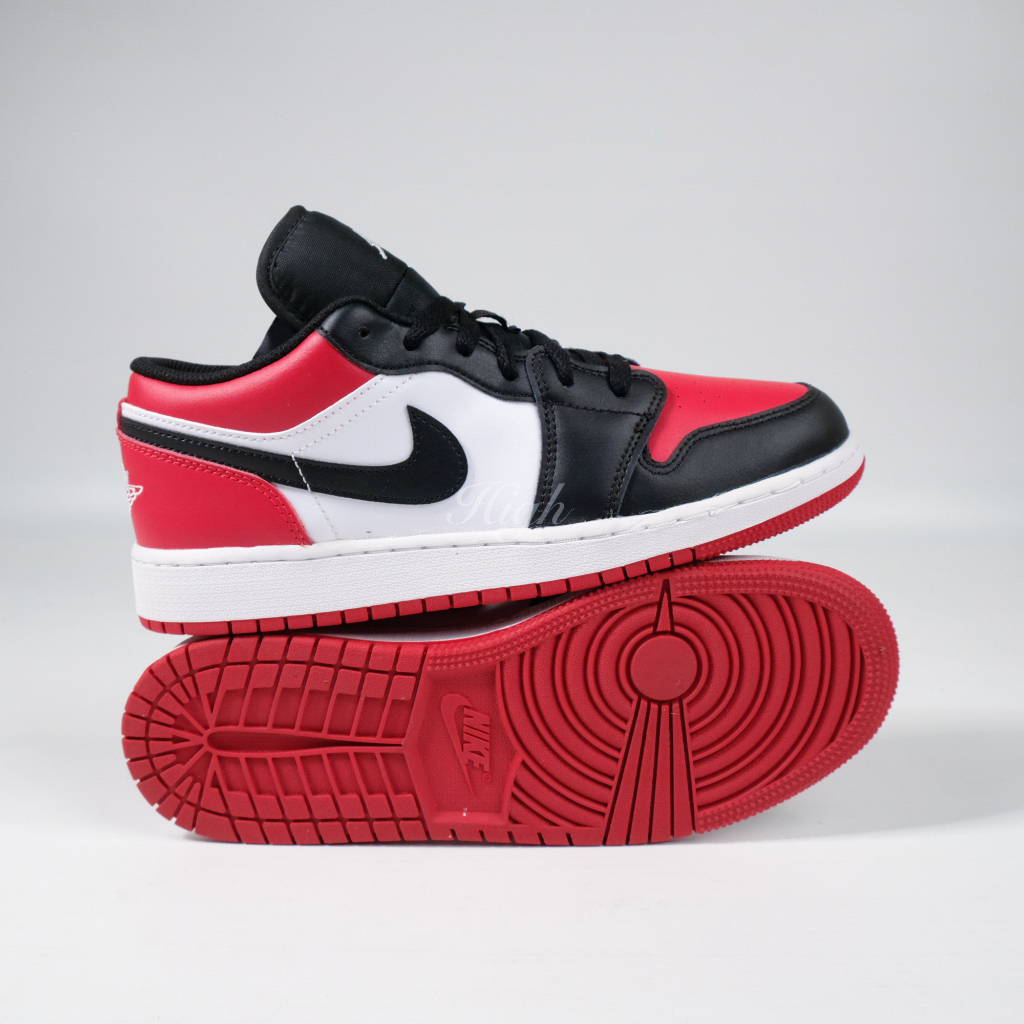 Air Jordan 1 Low Bred Toe (Men) 553558-612