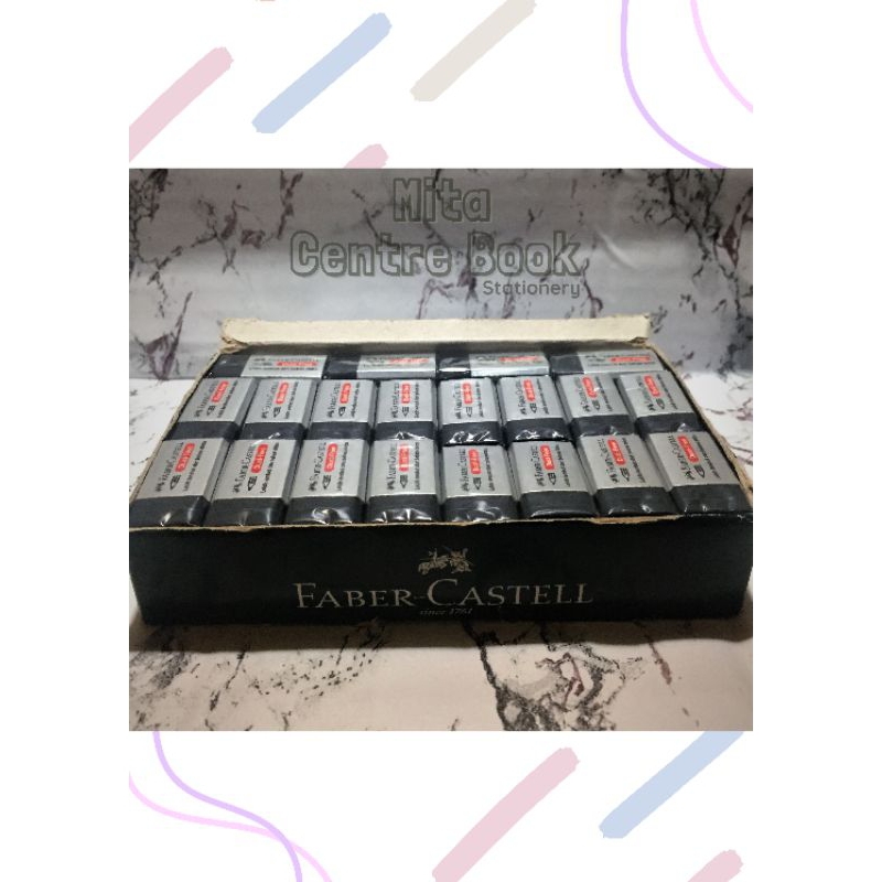 

Penghapus/Eraser FaberCastell Black Medium 1 pack isi 40pcs