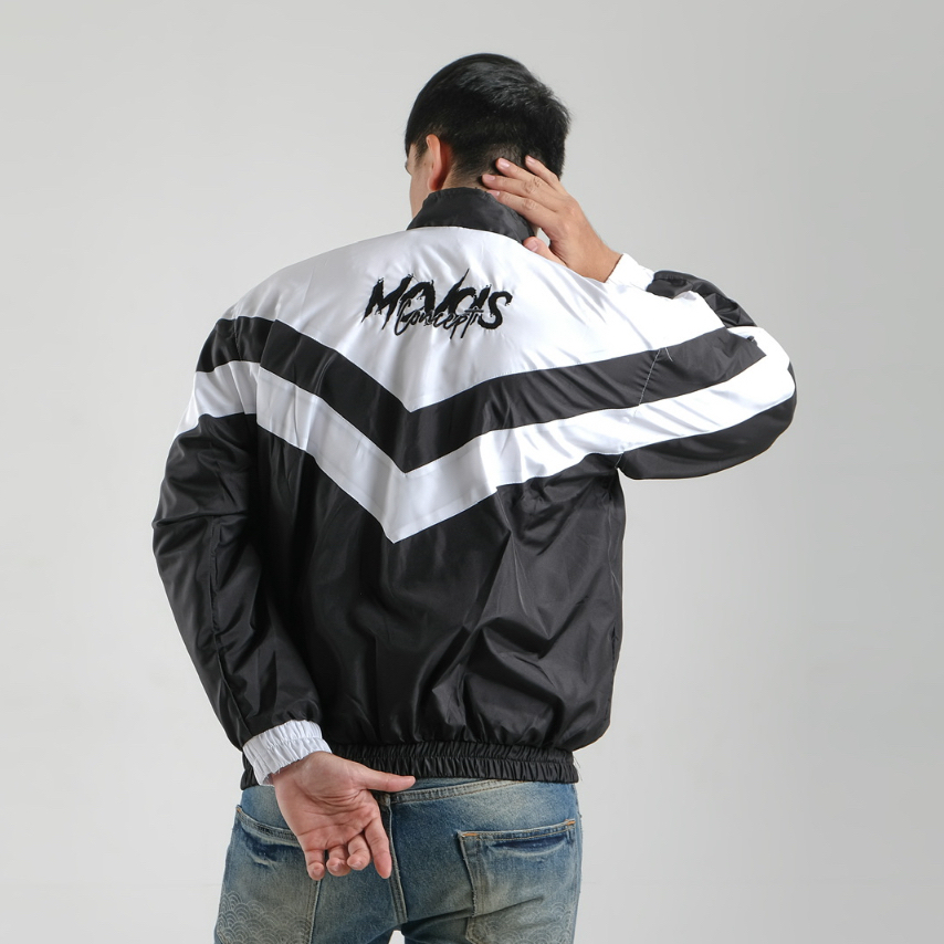 Mcvois Jaket Retro Pria Wanita Jacket Sport Premium Distro