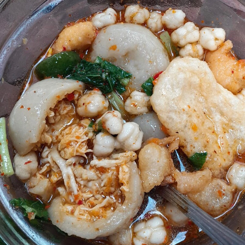 

Baso Aci ayam suwir pedas / Jajan suger