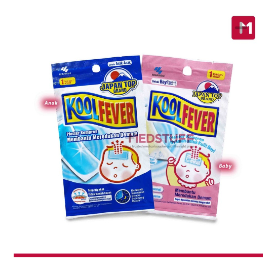 KoolFever Kool Fever Kompres Demam Plester Penurun Demam