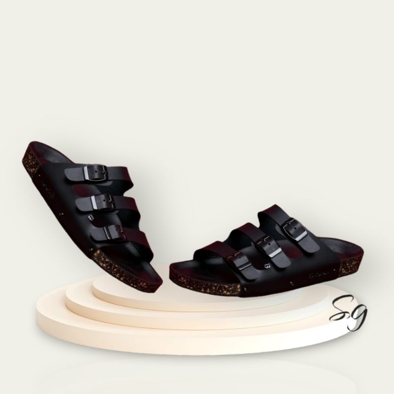 SB //SANDAL BIRKEN COWOK KOKOP BAN 3 CANVAS