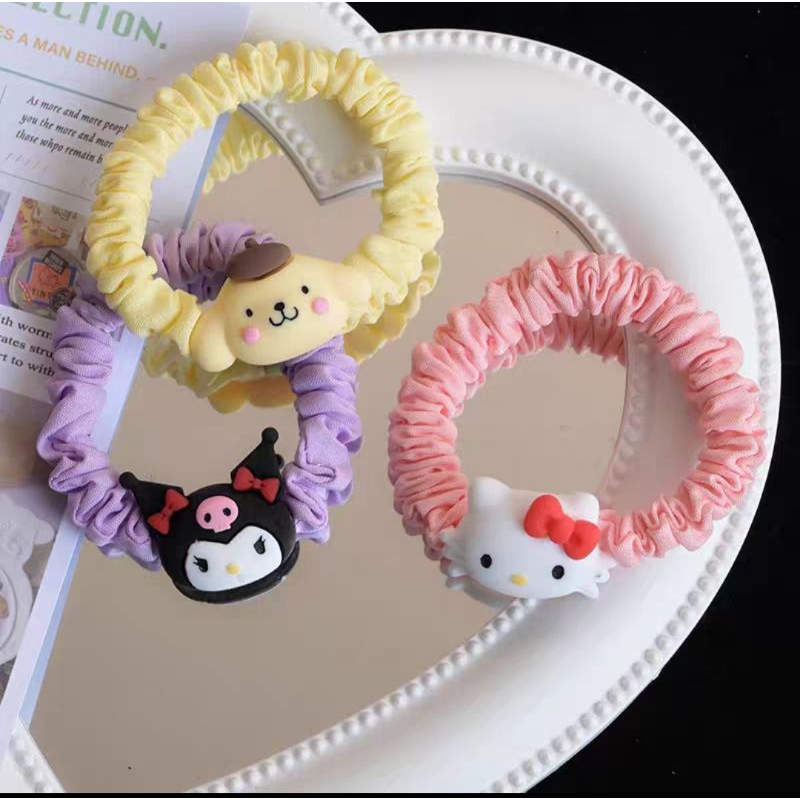 Karet Rambut Kuromi|Karet Rambut Sanrio|Ikat Rambut