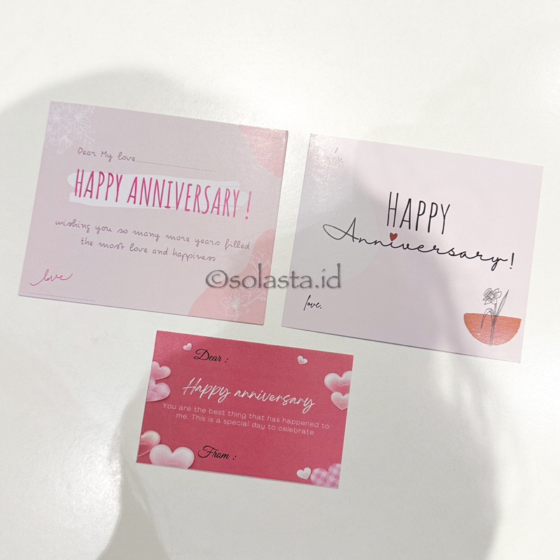 Kartu Ucapan - Happy Anniversary