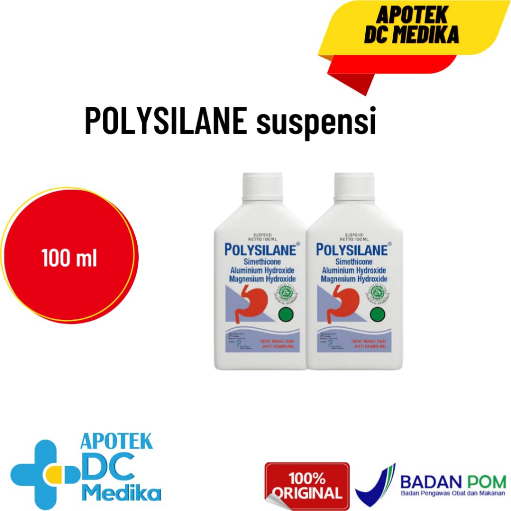 POLYSILANE SUSPENSI 100ML/ASAM LAMBUNG/KEMBUNG