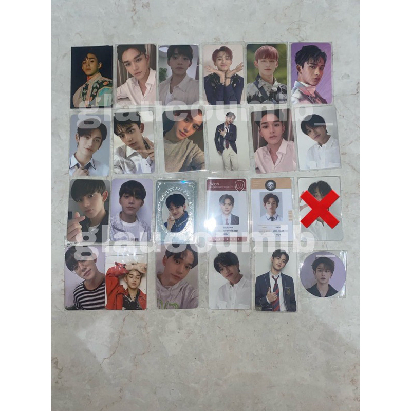 [BACA DESKRIPSI] photocard pc nct wayv lucas b2s bene 2019 2021 fs owhat kickback deco beyond live a