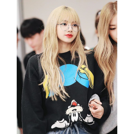 Sweater Oversize Goofy - Sweatshirt Korean Style Lisa - Pakaian Wanita dan Pria