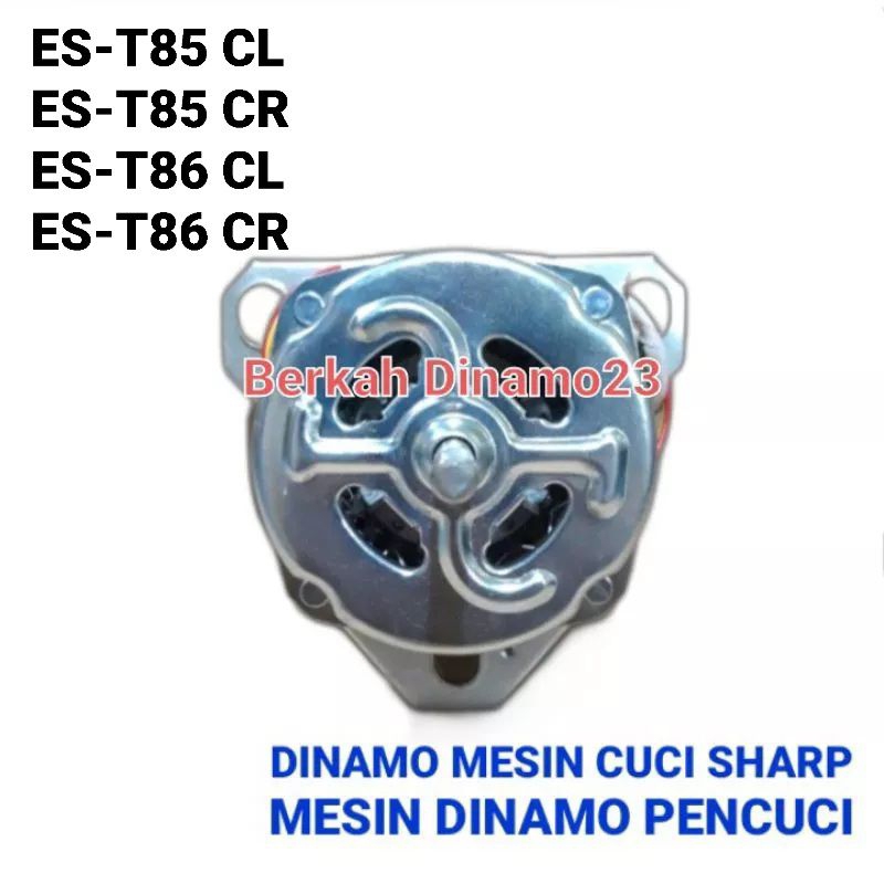 Dinamo Pencuci Mesin Cuci SHARP ES-T85CR ES-T85CL / SHARP ES-T86CL ES-T86 CL / Mesin Pencuci Sharp Es-T85 CR Es-T86 CL Mesin Cuci 2 Tabung Manual