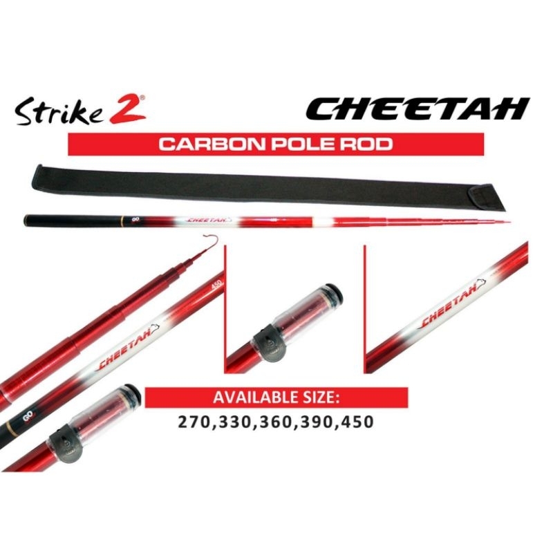 Joran Tegek Strike 2 Go Strike Cheetah Pilih Ukuran