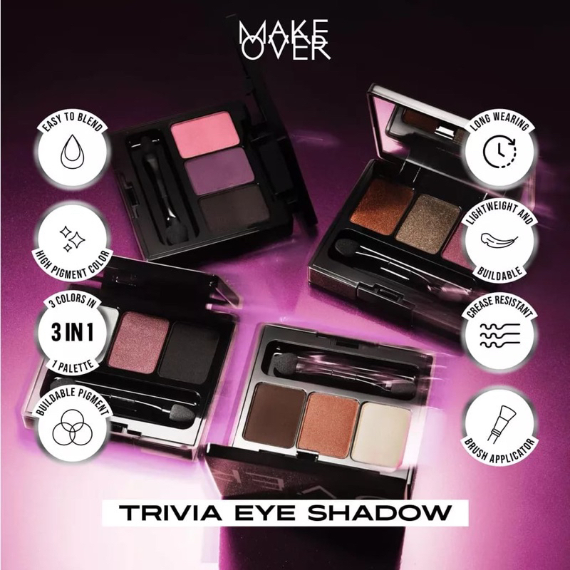 MAKE OVER Trivia Eye Shadow 6 g - Eye Shadow Palette