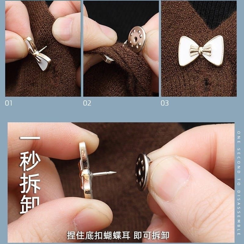 mrcaisen BROS BAJU jilbab mini 10pc pin hijab aksesoris fashion korea kancing import LARIS HOKI B025