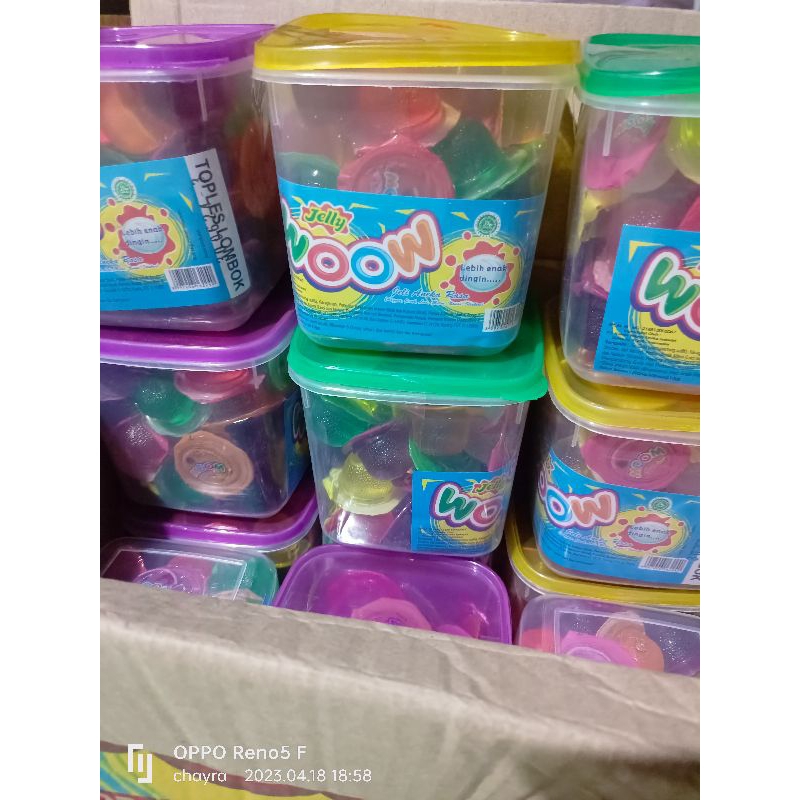 

jelly woow jelly aneka rasa kemasan toples 650g