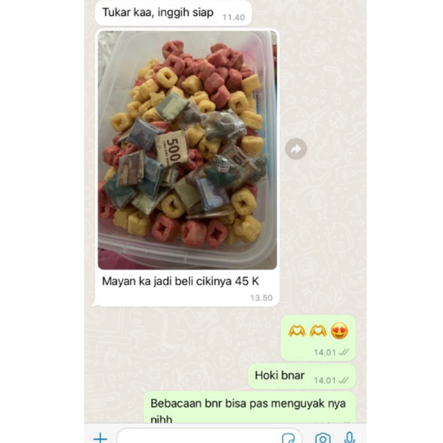 SNACK UNDU VIRAL UJAN DUIT