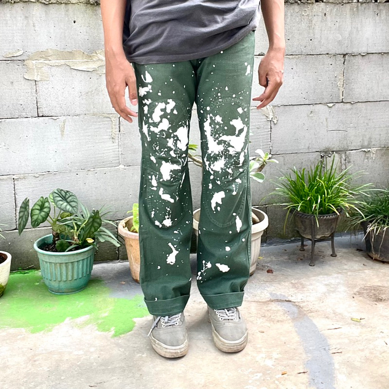 Lowrys farm custom painter pants double knee second