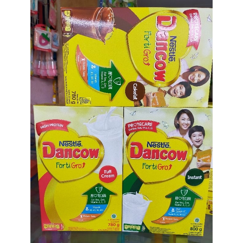 Dancow Instant putih/coklat/full cream 800G/780G