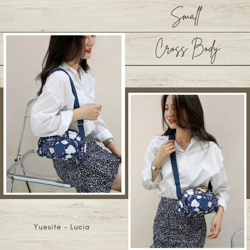 TAS SELEMPANG WANITA YUESITE LUCIA SLINGBAG IMPORT MOTIF