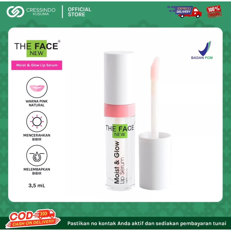 THE FACE TEMULAWAK LIP SERUM - THE FACE MASCARA -THE FACE EYELINER