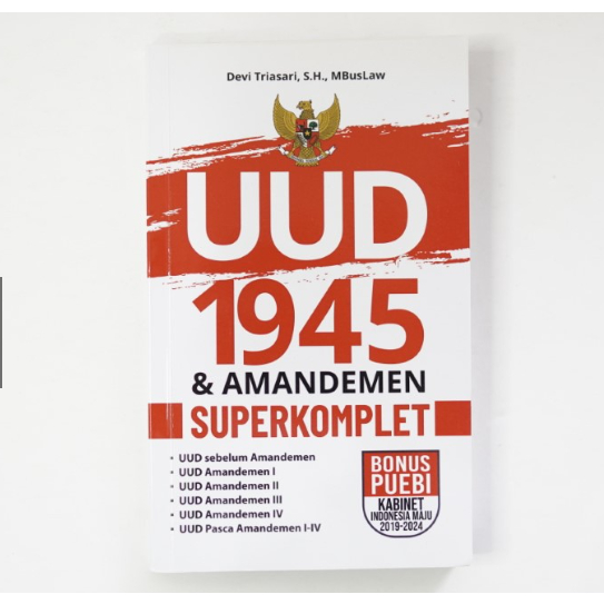 Buku UUD 1945 & AMANDEMEN SUPERKOMPLET - UUD Indonesia