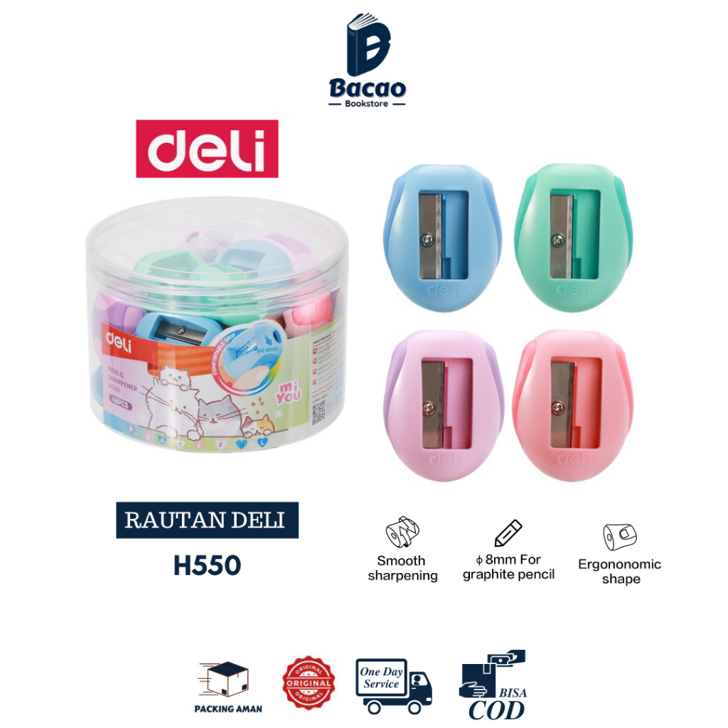 

Rautan Deli Serutan Pencil Kayu Edisi Miyou 8mm H550 by Deli