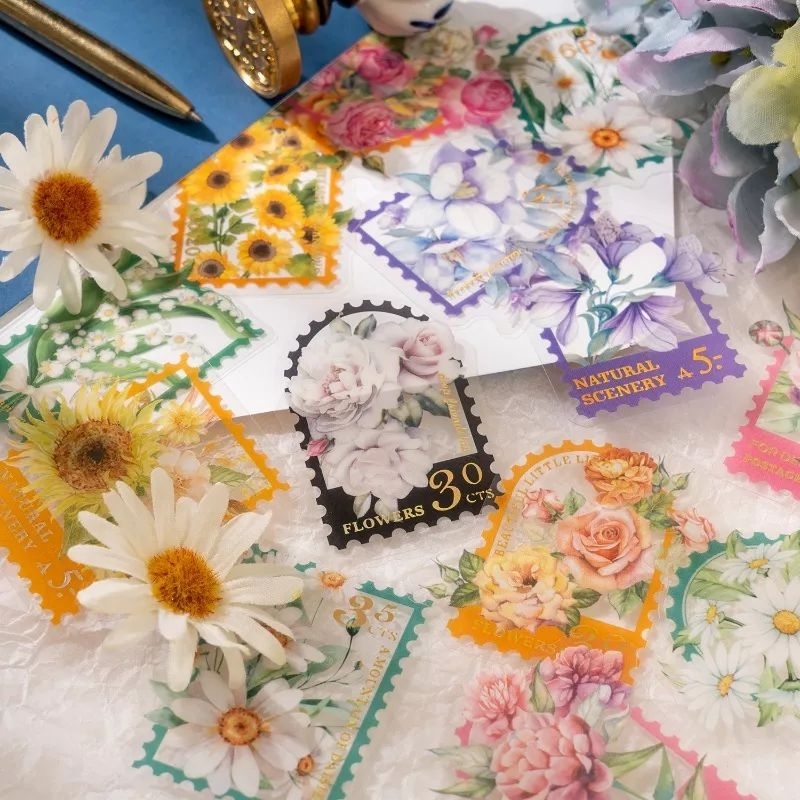

FLOWER POST STICKER (5pcs/pack)