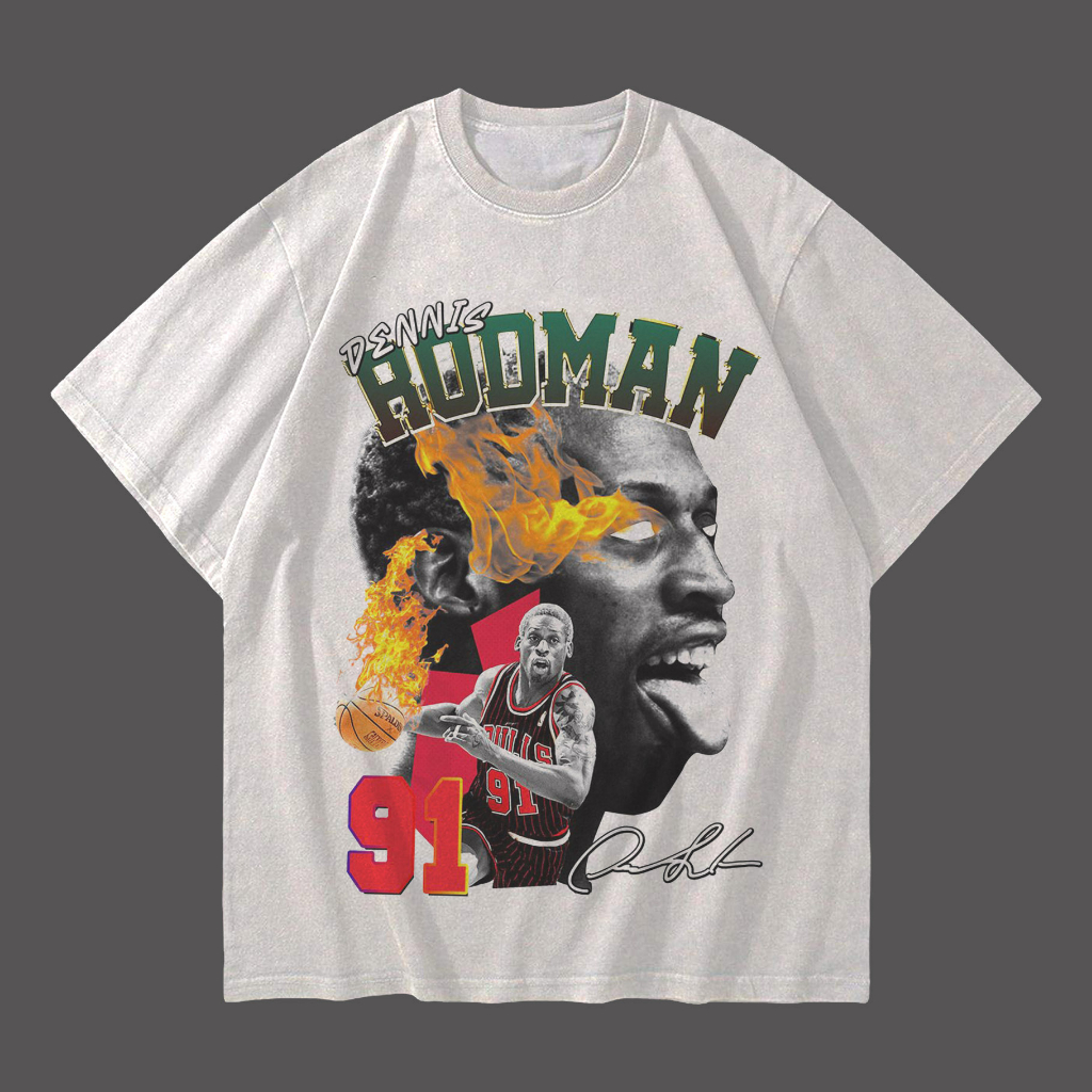 DENNIS RODMAN OVERSIZE TEE T-SHIRT