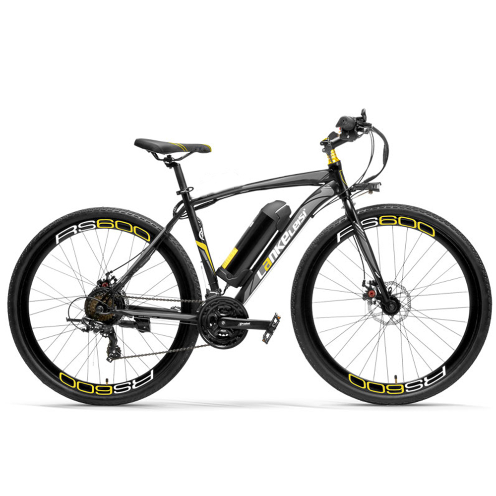 Lankeleisi Sepeda Listrik Gunung MTB 36V 10.4Ah - RS600 - Black/Gray