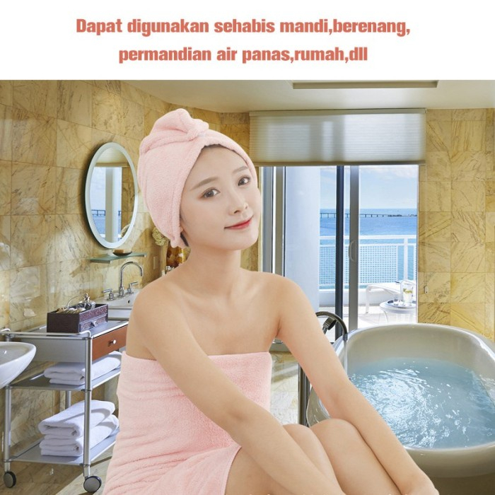 MMM Handuk Mandi Dewasa Set 2in1 Handuk Badan dan Wajah Lembut Handuk Mandi Olahraga Catton Towel Serap Air Murah Import