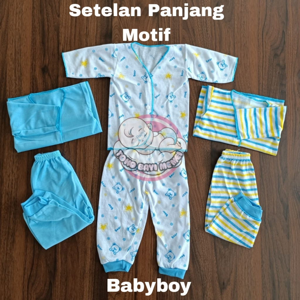 Setelan Bayi MOTIF Perlengkapan Bayi Lahir