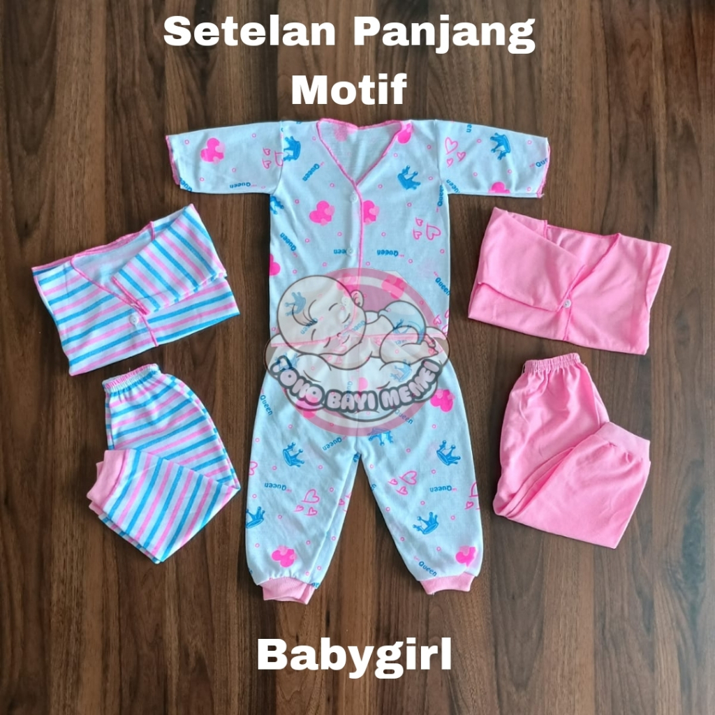 Setelan Bayi MOTIF Perlengkapan Bayi Lahir