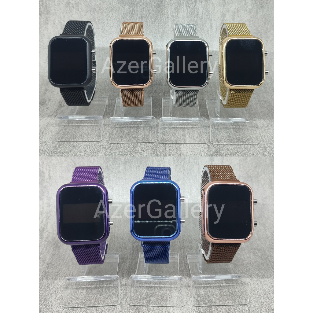 Jam Tangan LED Watch Digital Magnet