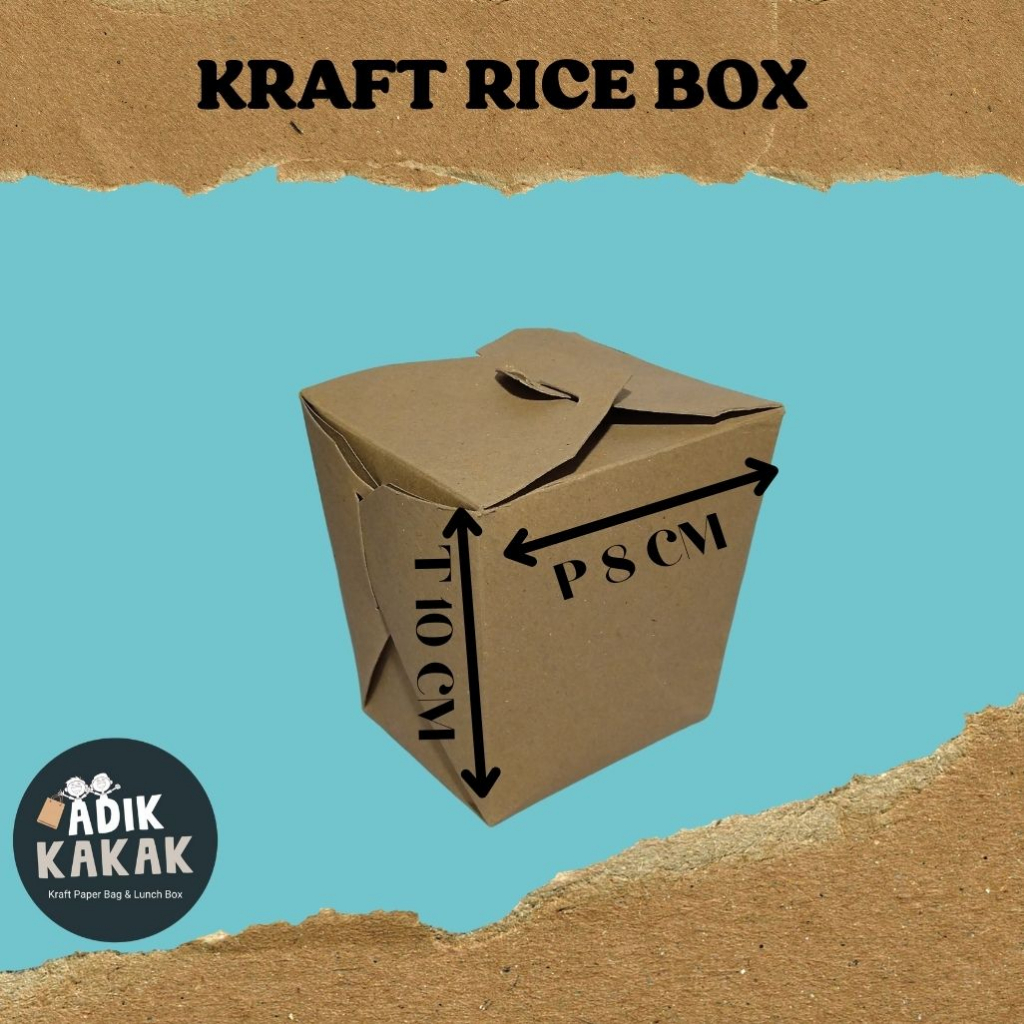 PAPER RICE BOX / FOOD PAIL / RICE BOX PAPER / FOOD PACKAGING