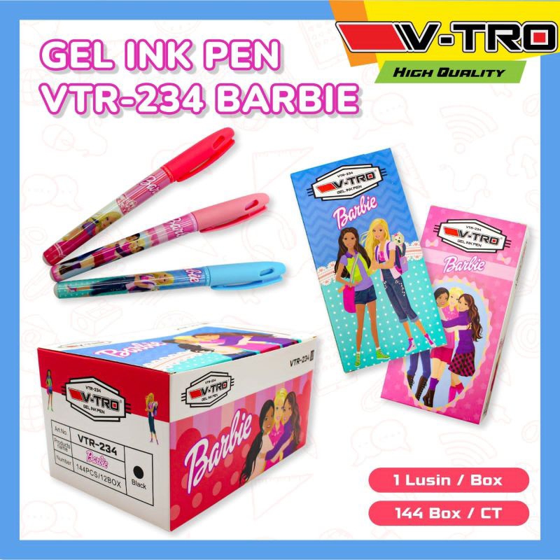 

bolpen gel Vtro VTR 234 barbie