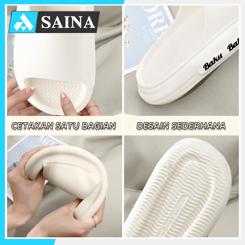 Sandal Slop Pria Dewasa/ Sandal Couple/ Sandal Jelly Sandal Karet Sendal Slop Sandal Rumah Sandal Murah Outdoor Soft Elastic Empuk EVA