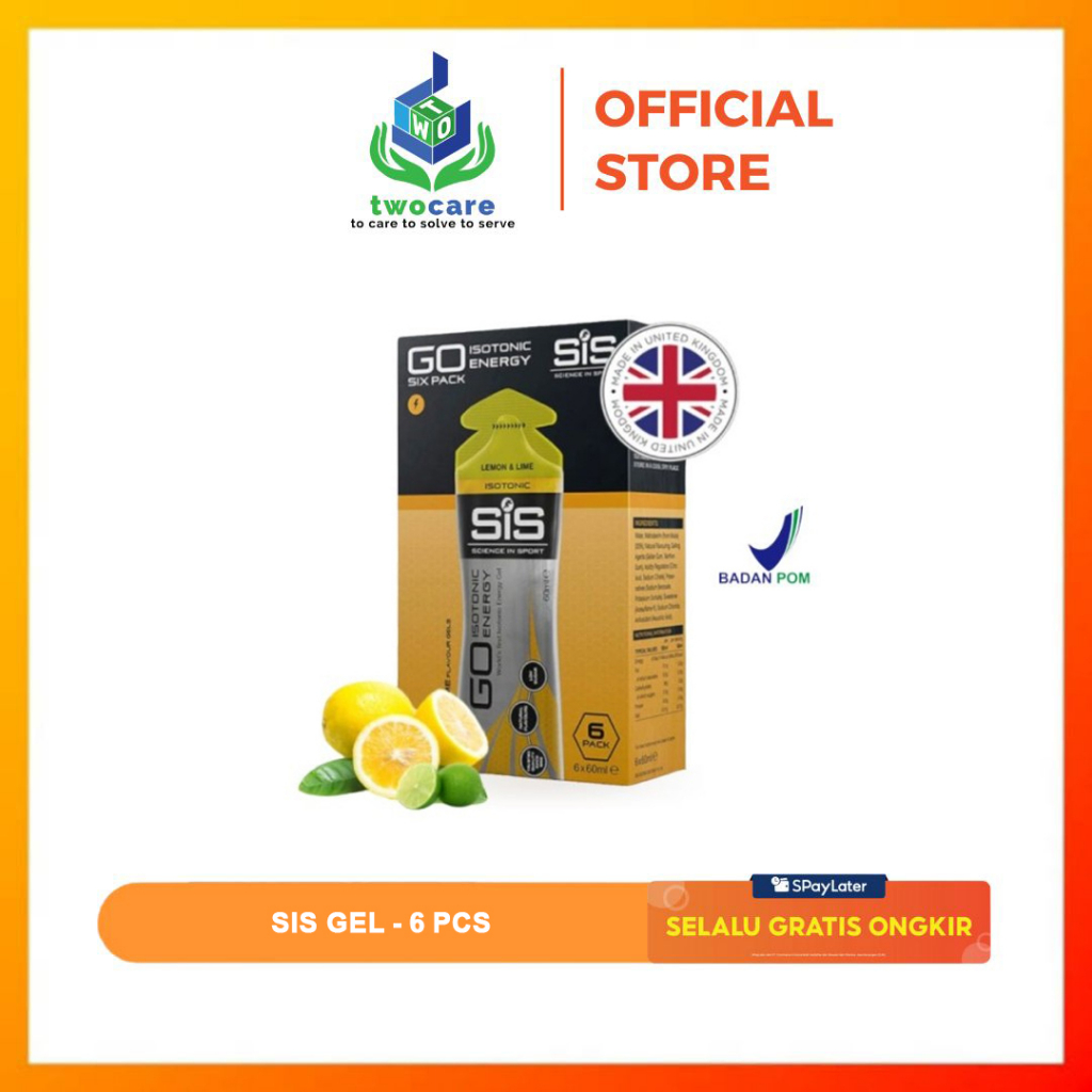 

SIS GO Energy Gel Isotonic 60ml 6pcs Minuman Karbo - 1 box 6 sachets