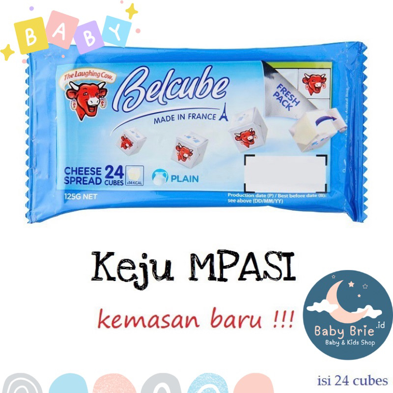 

Keju Belcube Cheese Spread 125 gr | The Laughing Cow MPASI