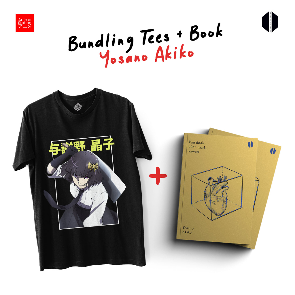 Bundling Tshirt & Buku Yosano Akiko