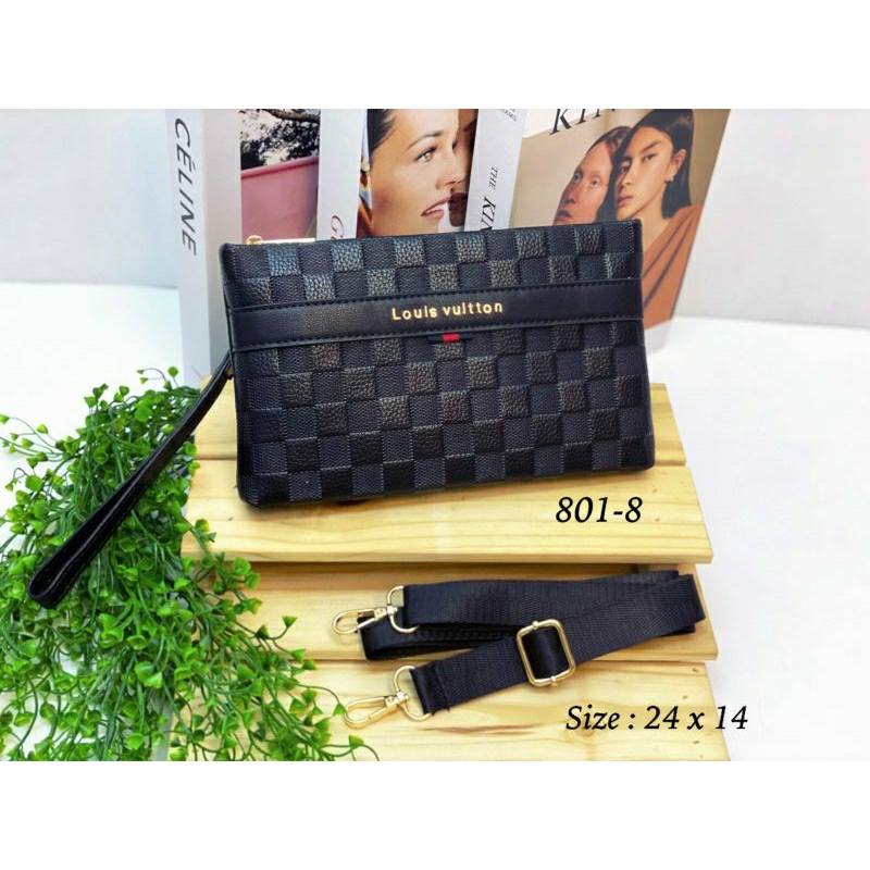 New Handbags Clutch Brand LV Mini 801 Import Semprem