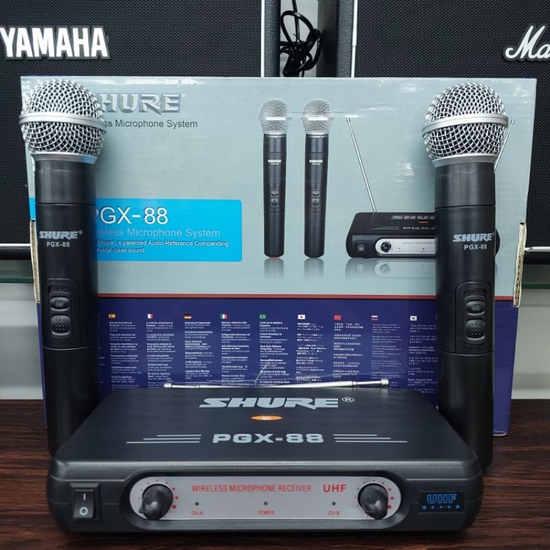 mic wireless shure pgx88