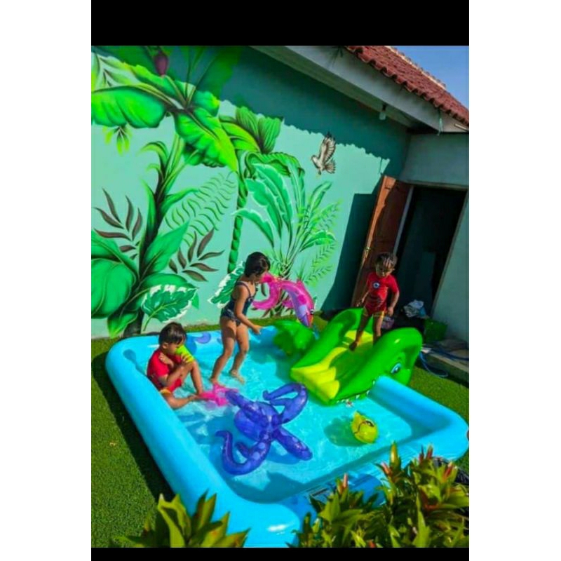 kolam renang perosotan anak