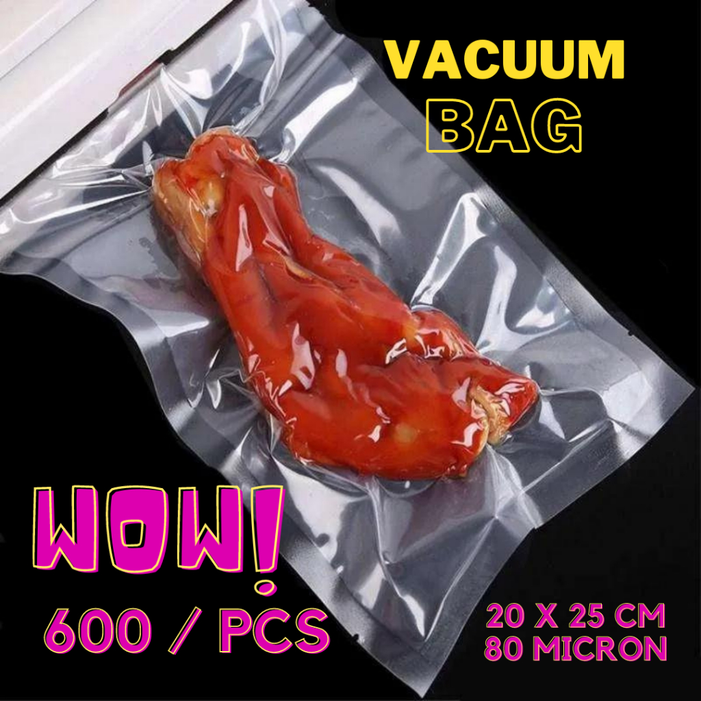 Plastik Vacuum Bag | Vakum Makanan | Vacum Daging | Vaccum 20 x 25 cm