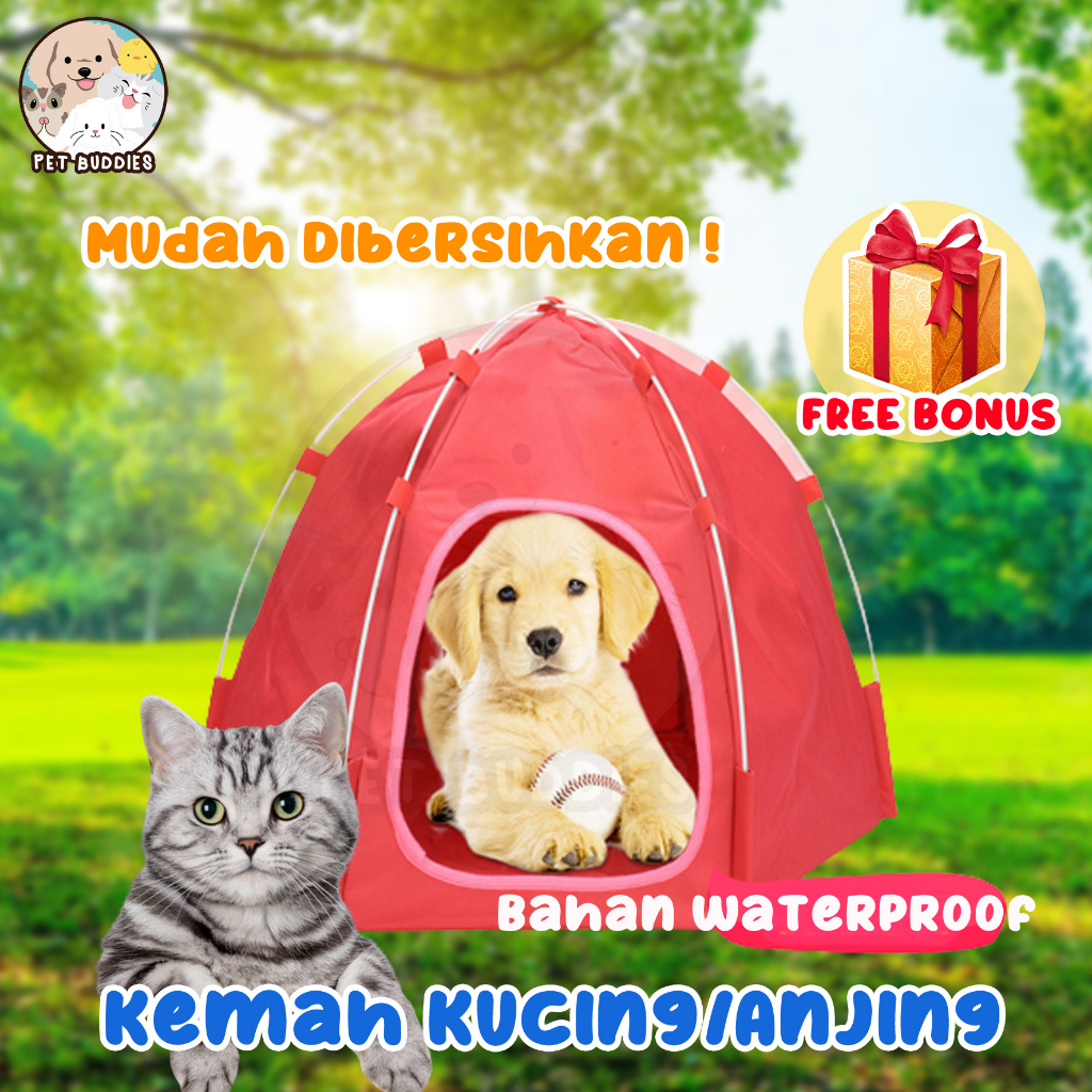 Kemah Kucing/Anjing WATERPROOF Rumah Mainan Kasur Tidur