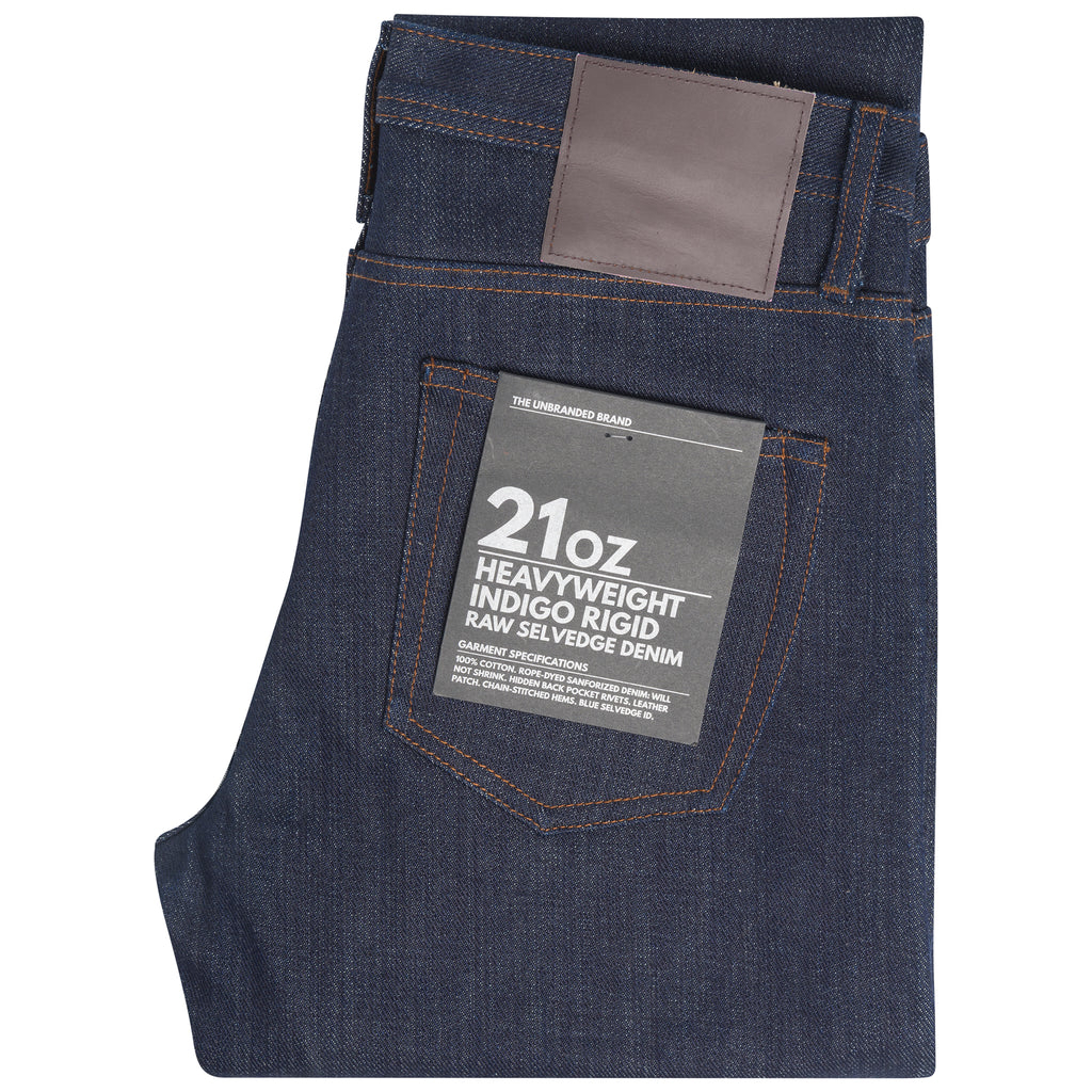 The Unbranded Brand - UB 621 - 21oz Indigo Japan Selvage Jeans Relaxed Tapered Fit