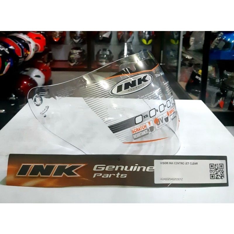 PROMO BARU KACA HELM | VISOR HELM INK CENTRO ORI (tanpa rachet)